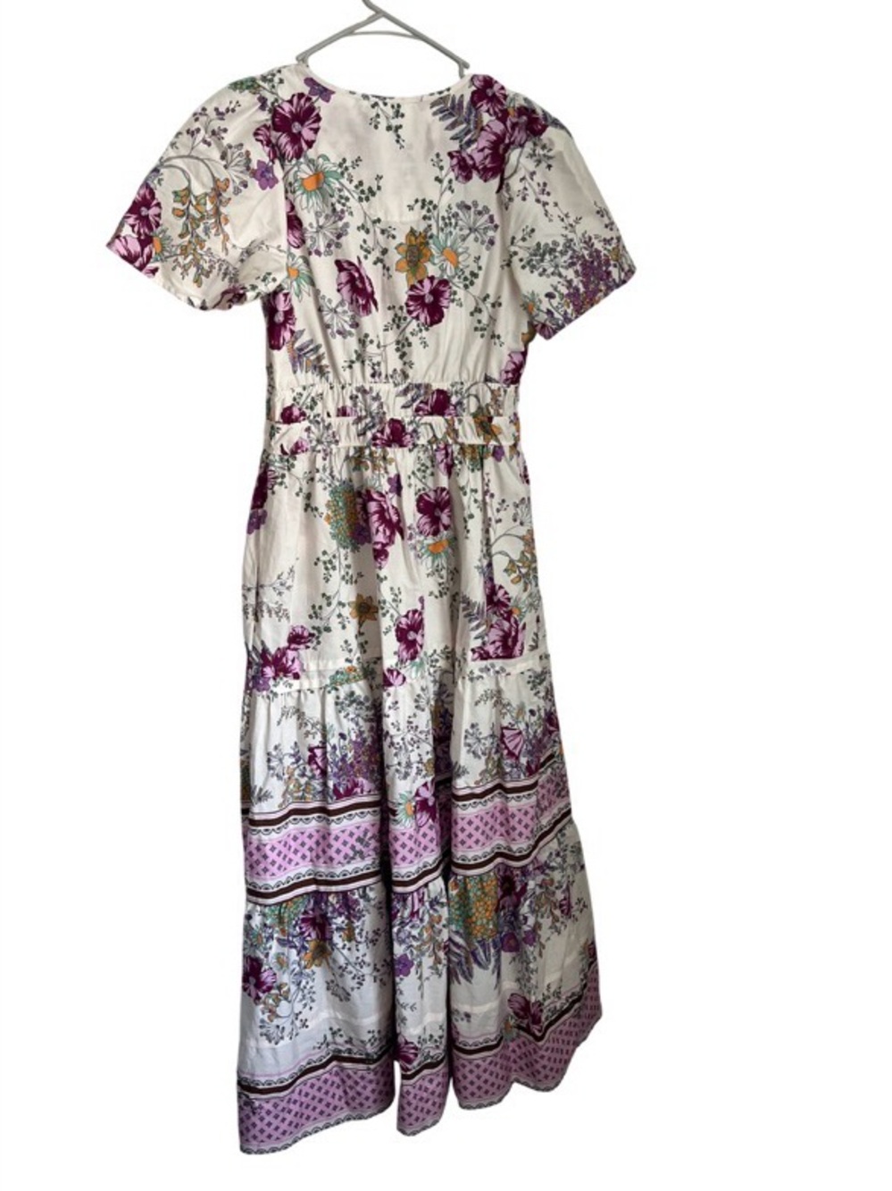 Anthropologie Somerset Maxi Dress Purple Floral Print Women's Size XS - Picture 5 of 8